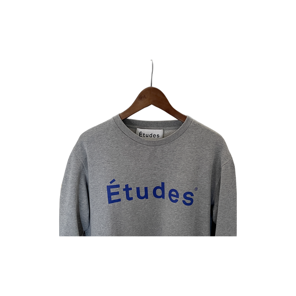 Sweat Etudes Studio gris - détail