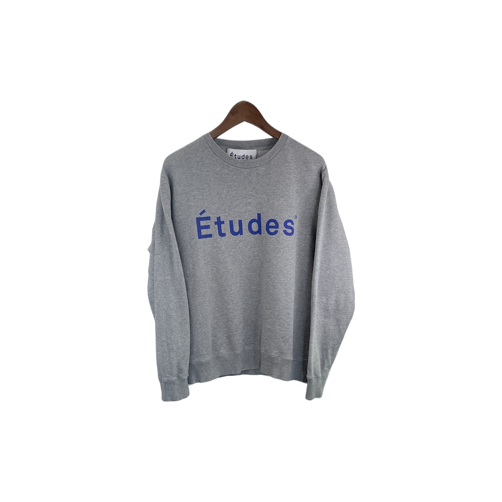 Sweat Etudes Studio gris - vue de face