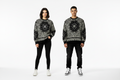 Sweat Etudes Studio unisexe motif bandana – duo homme et femme vue de face