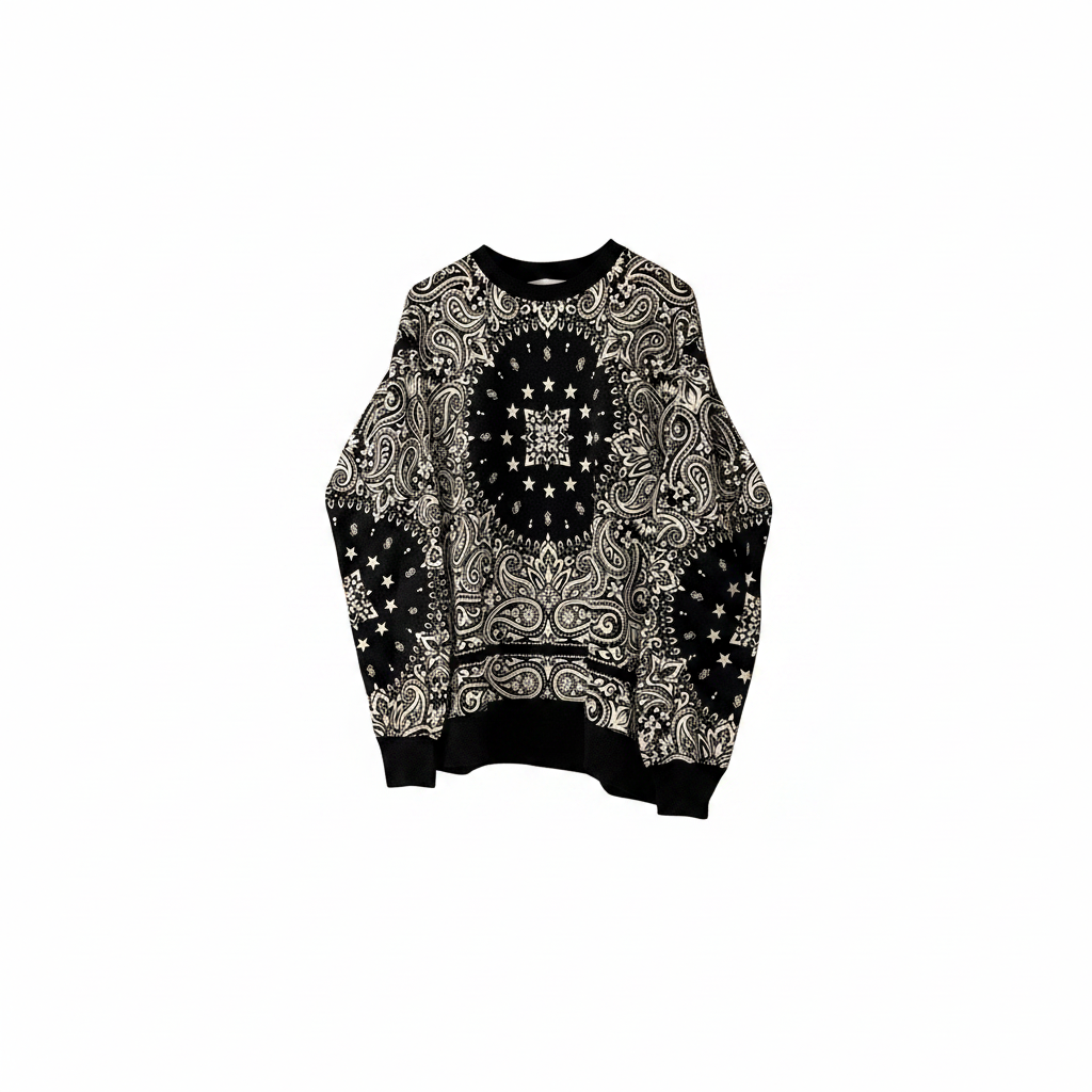 Sweat Etudes Studio unisexe motif bandana – homme vue de face