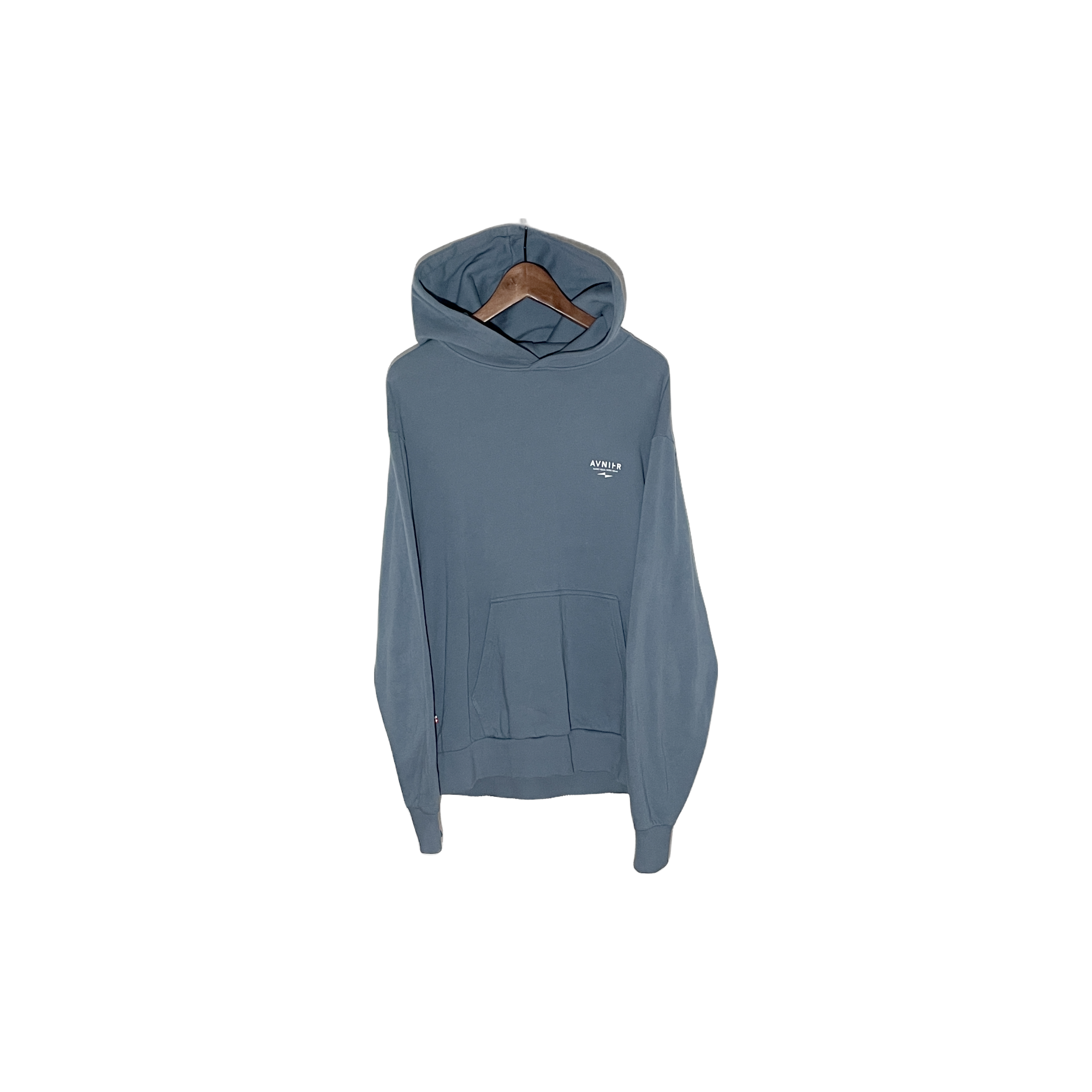 sweat à capuche AVNIER bleu - vue de face