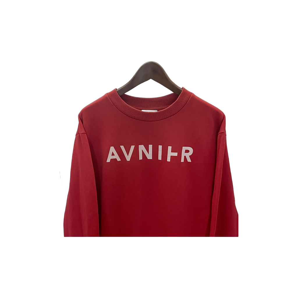Sweat Avnier rouge - détail
