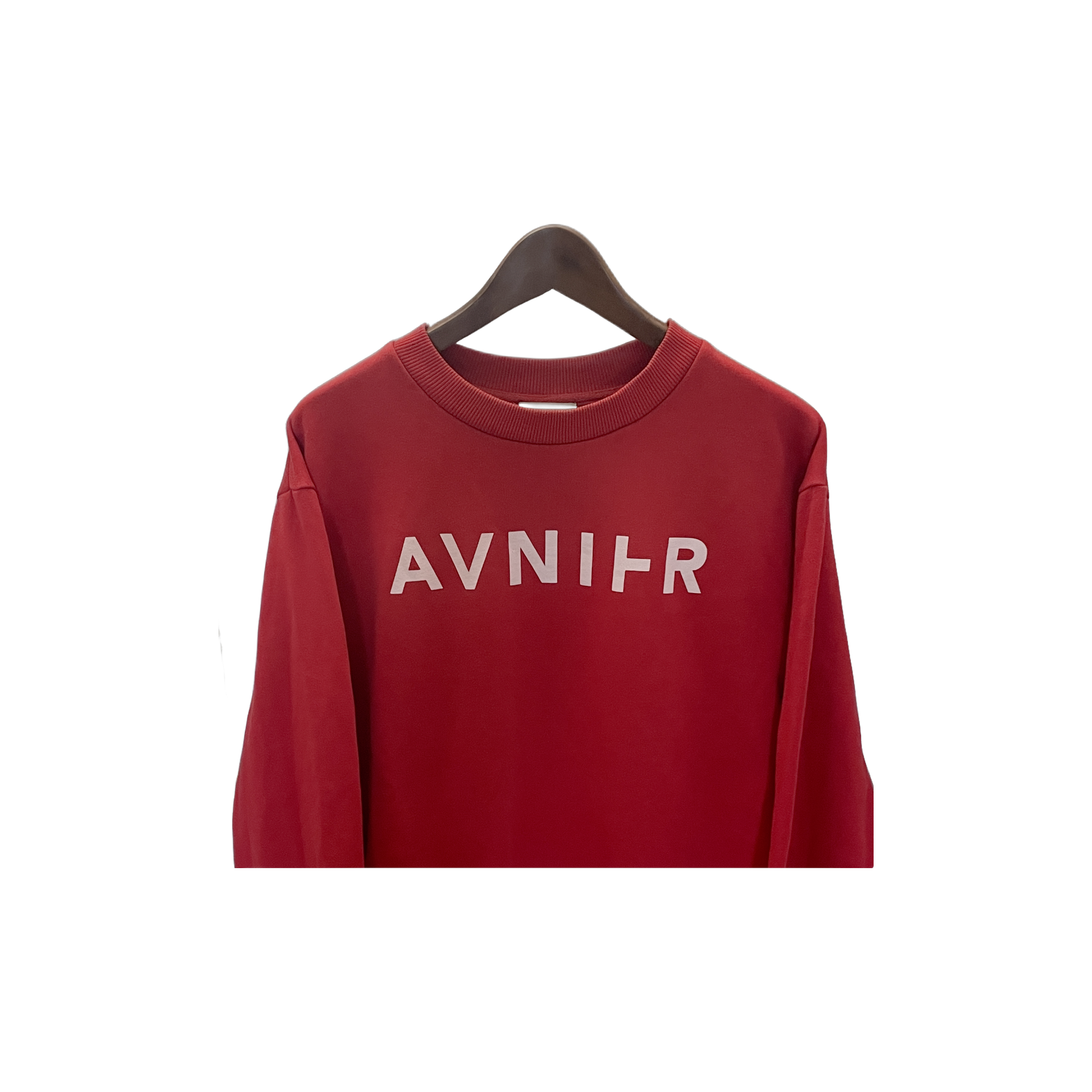 Sweat Avnier rouge - détail