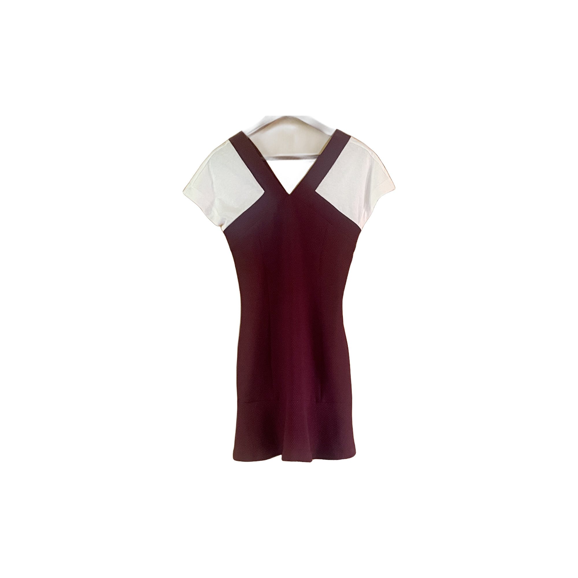 Robe Sandro bordeaux - vue de face