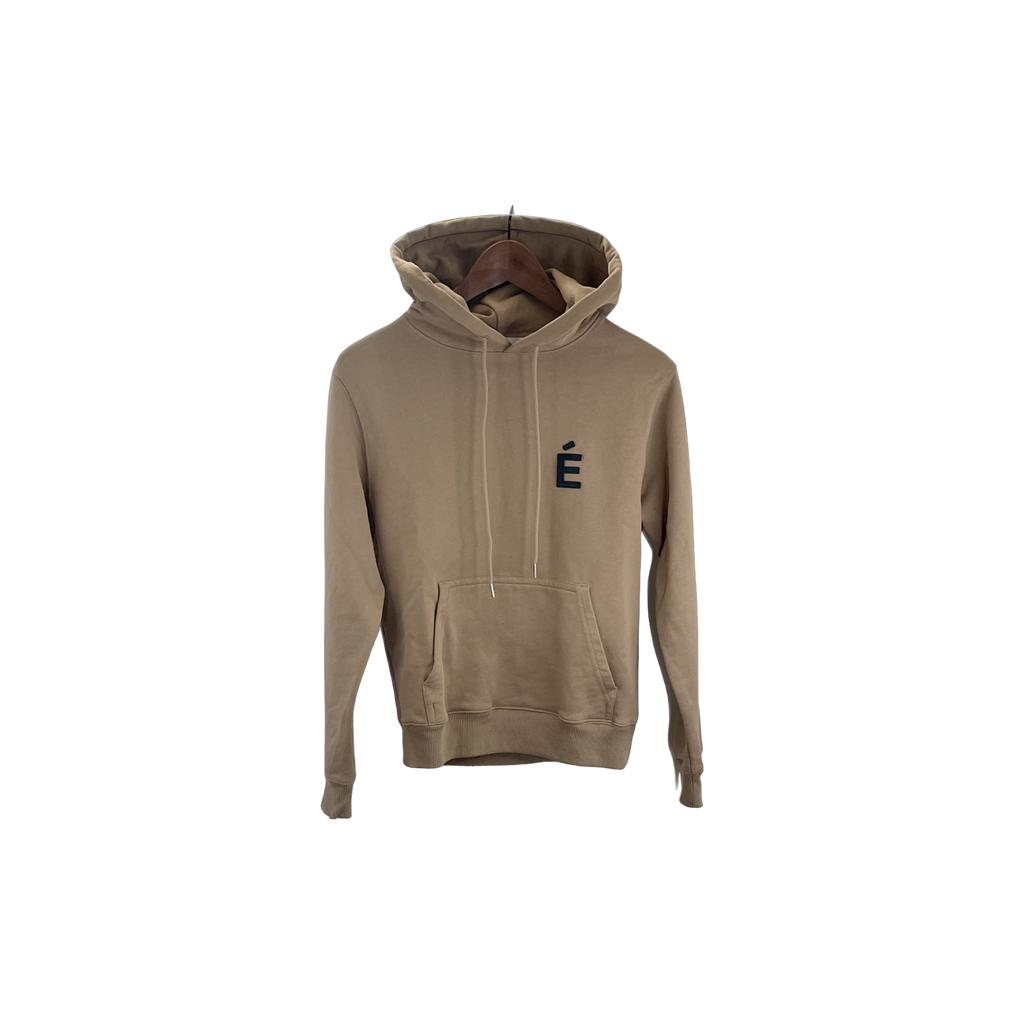 Sweat à capuche Etudes Studio beige - vue de face