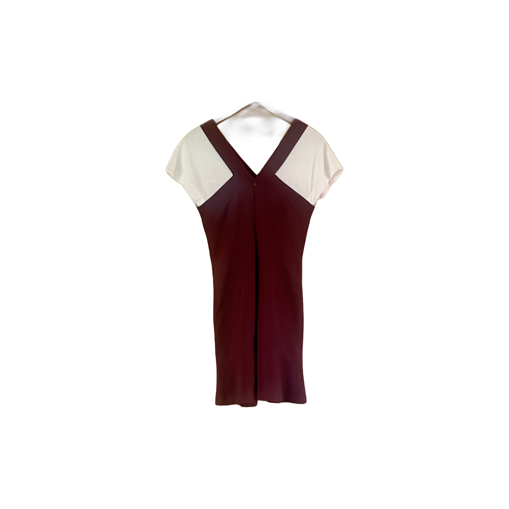 Robe Sandro bordeaux - vue de dos