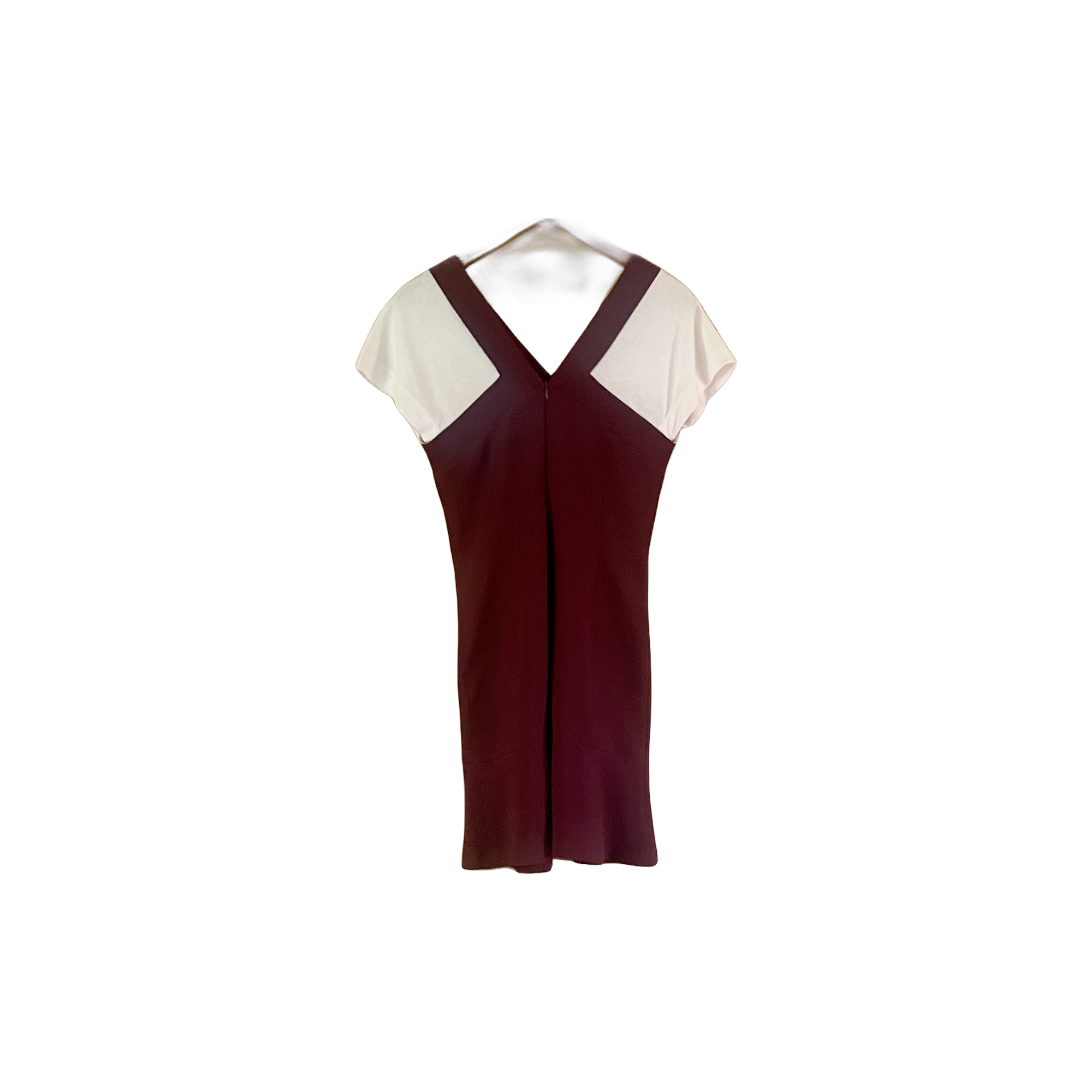 Robe Sandro bordeaux - vue de dos