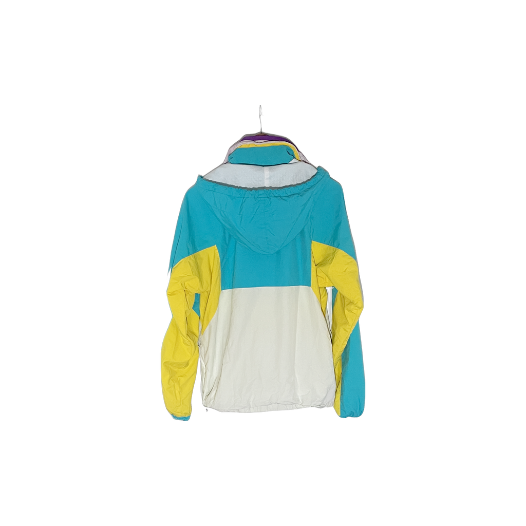 Veste Karl Kani bleu jaune blanc - vue de dos