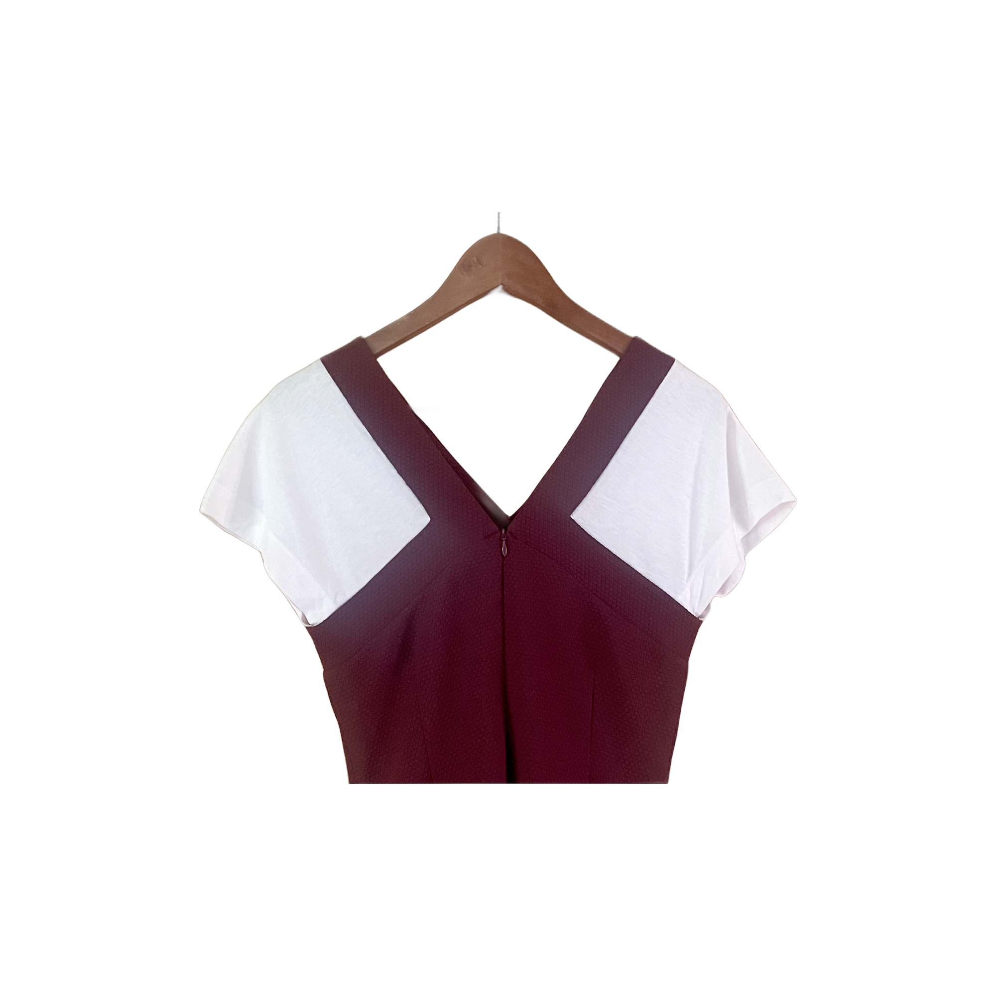 Robe Sandro bordeaux - détail 2