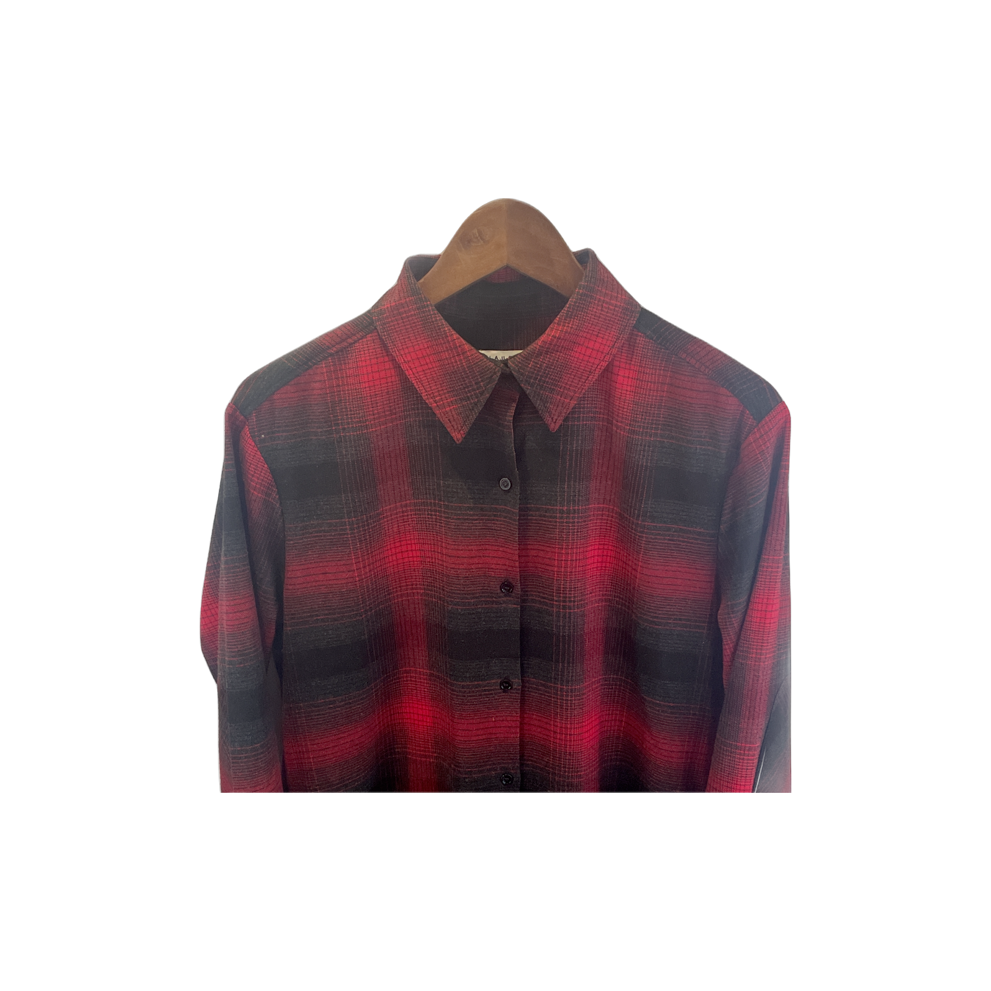 Robe Claudie Pierlot à carreaux rouge et noir - détail