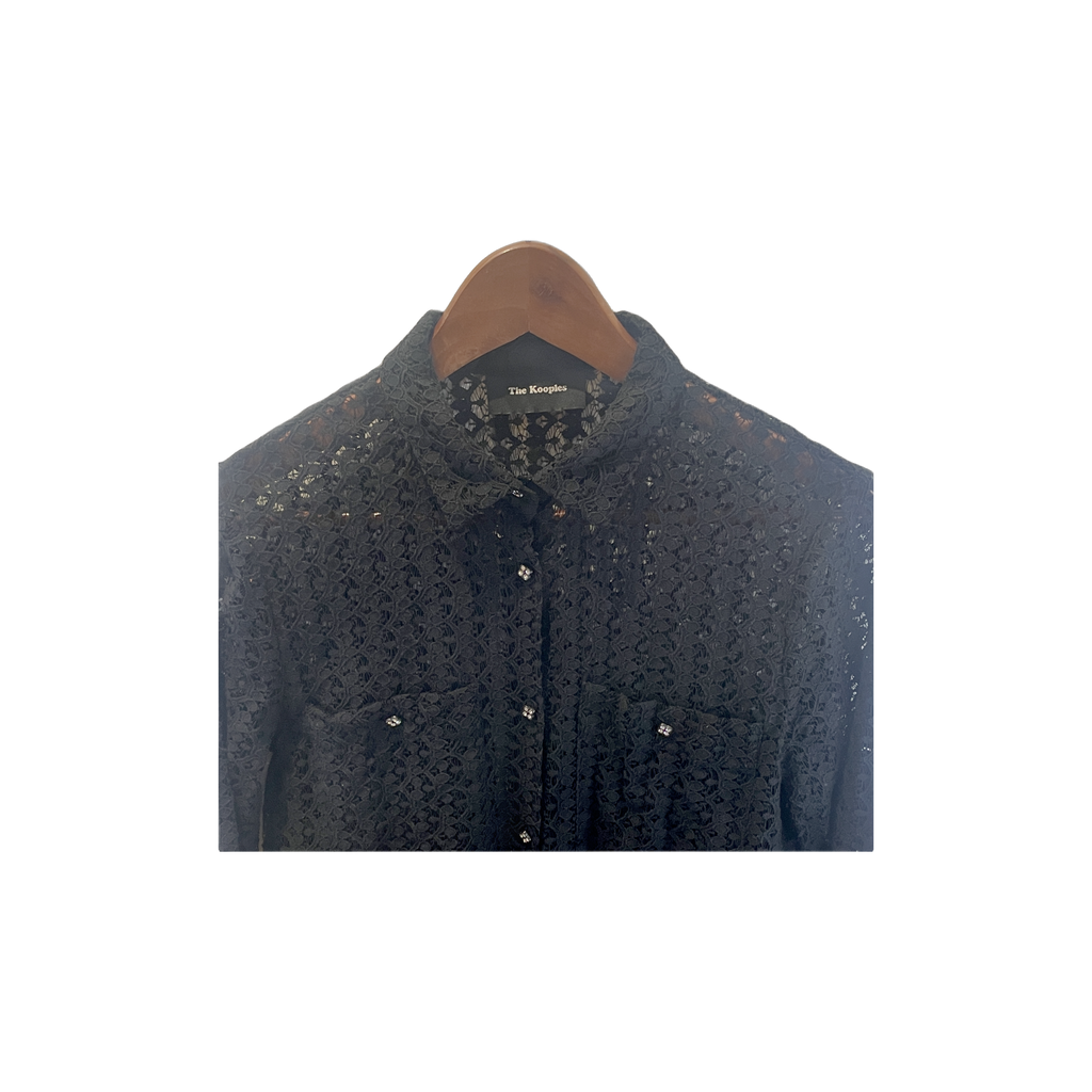 Veste Karl Kani noire - détail