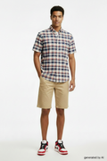Chemise Tommy Hilfiger carreaux manches courtes 