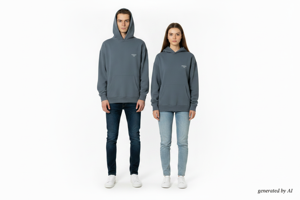 Duo mannequin hoodie Avni-R côte à côte