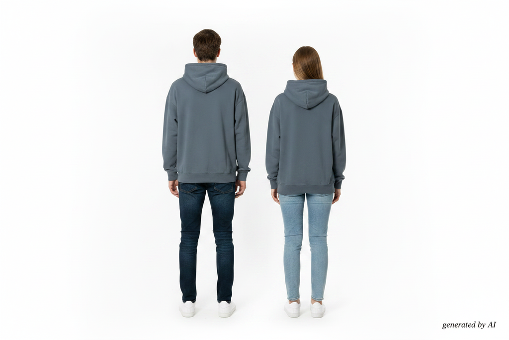Duo mannequin hoodie Avni-R vue de dos