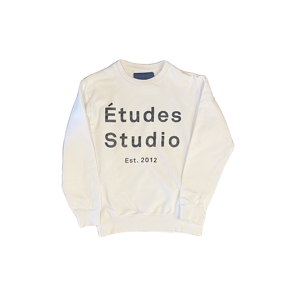 Sweat Etudes Studio blanc - vue de face