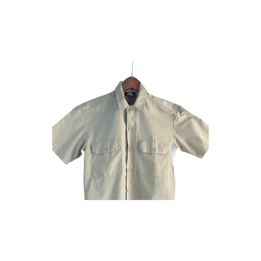 Chemise Dickies beige - détail