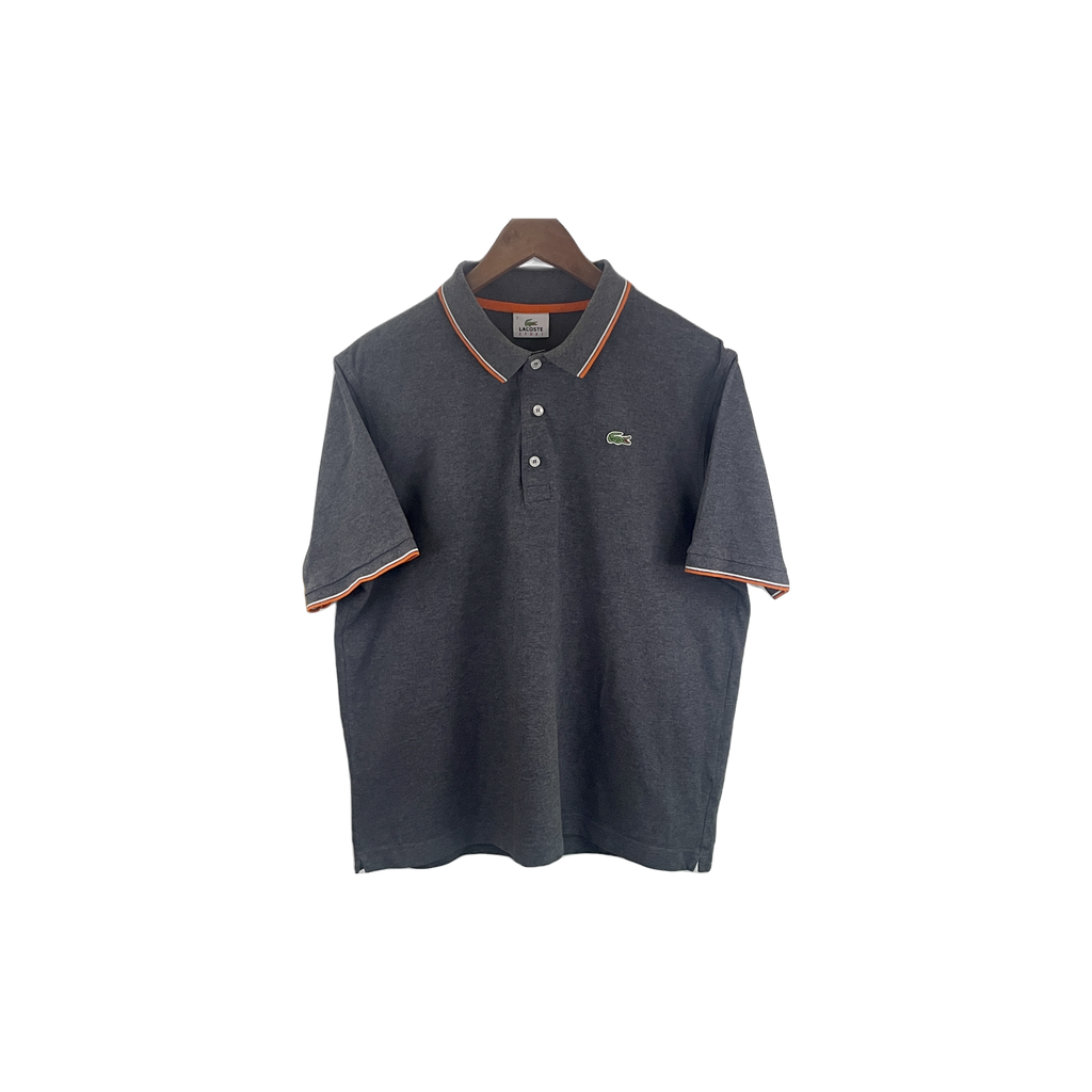Polo Lacoste gris - vue de face