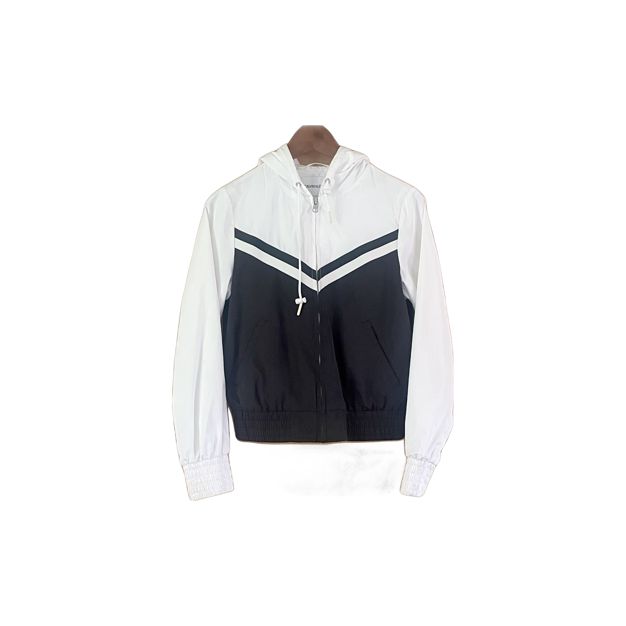 Veste Calvin Klein Jeans noire et blanche - vue de face