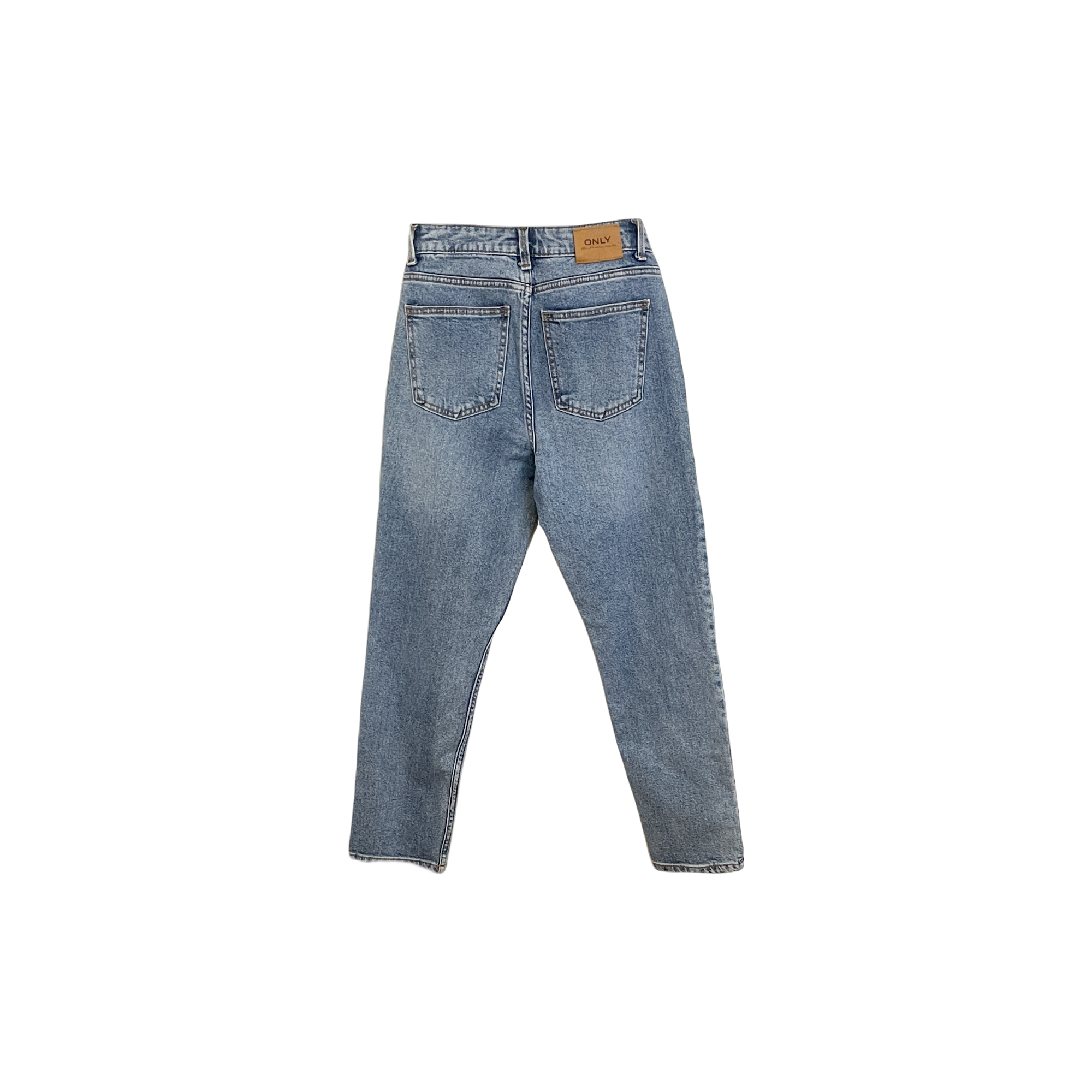Jean Only coupe droite bleu (W25 L30) - vue de dos