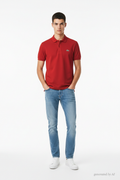 Polo Lacoste rouge medium - vue de face