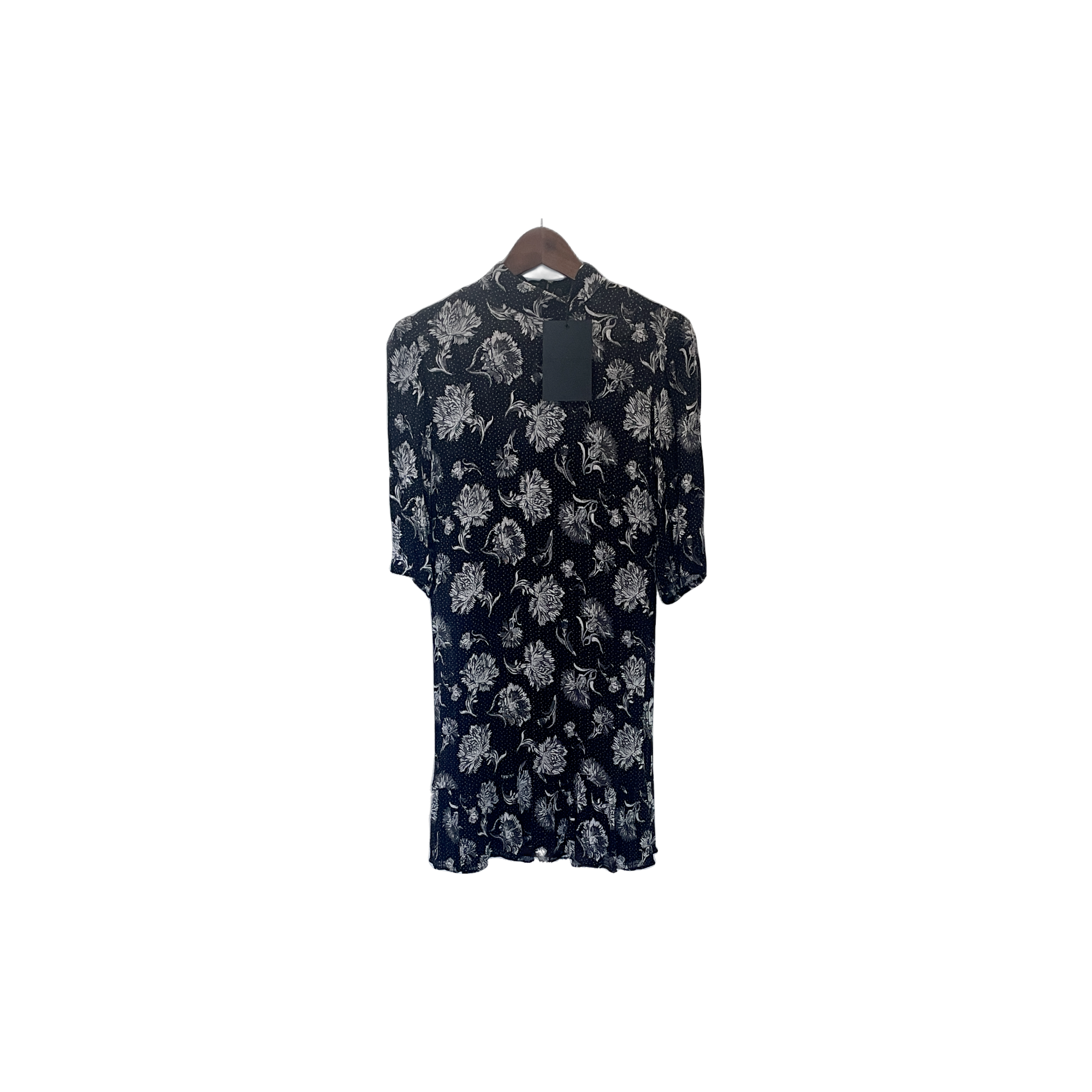 Robe The Kooples noire et blanche - vue de face
