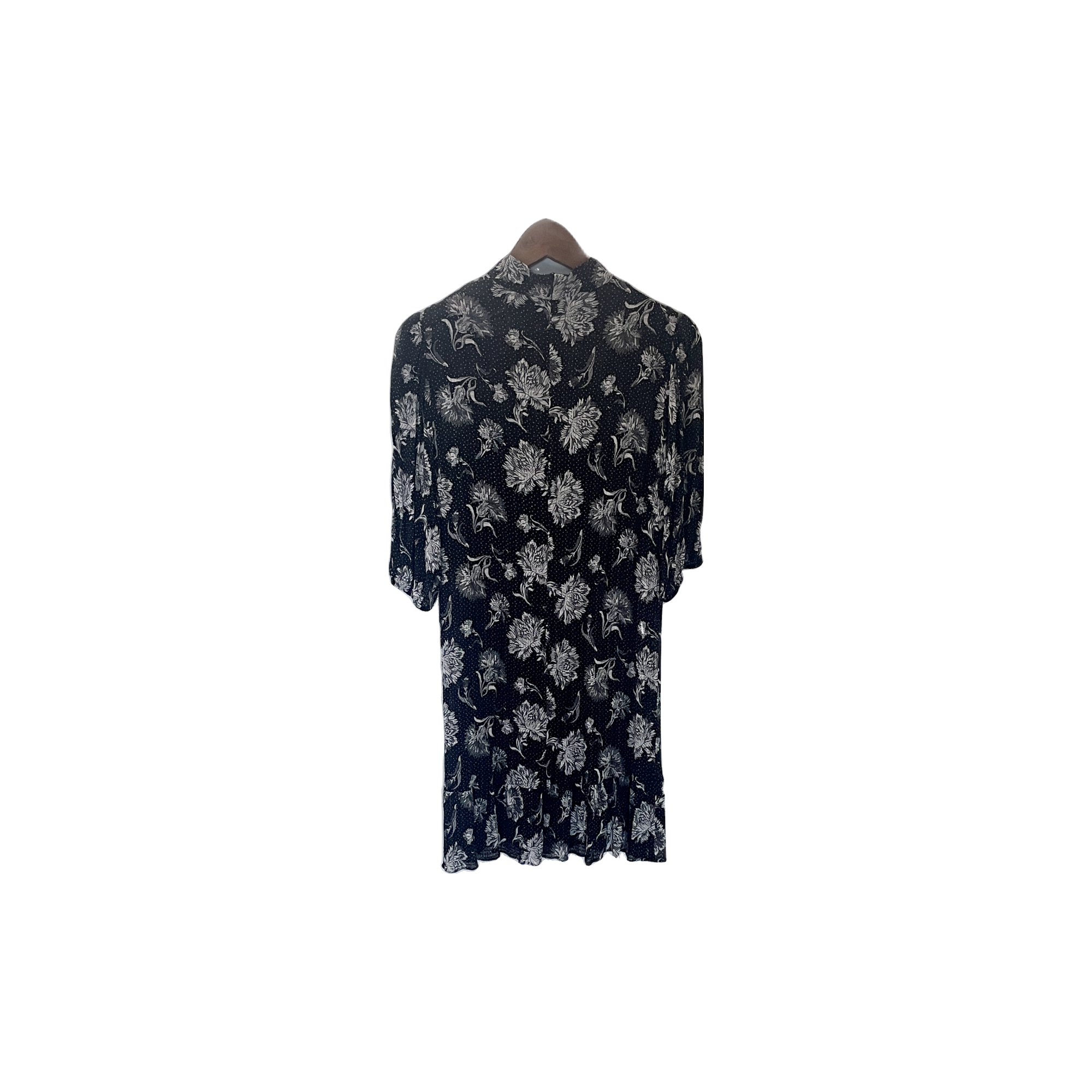 Robe The Kooples noire et blanche - vue de dos