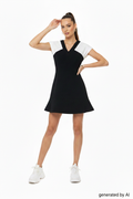 Robe noir/blanc - mention "generated by AI"