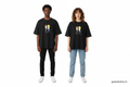 T-shirt noir oversize Beavis Butt-Head duo mannequin