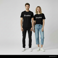 T-shirt noir Études - duo sans marge
