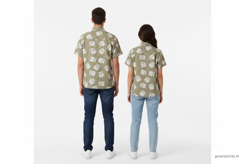 Vue de dos duo mannequin
