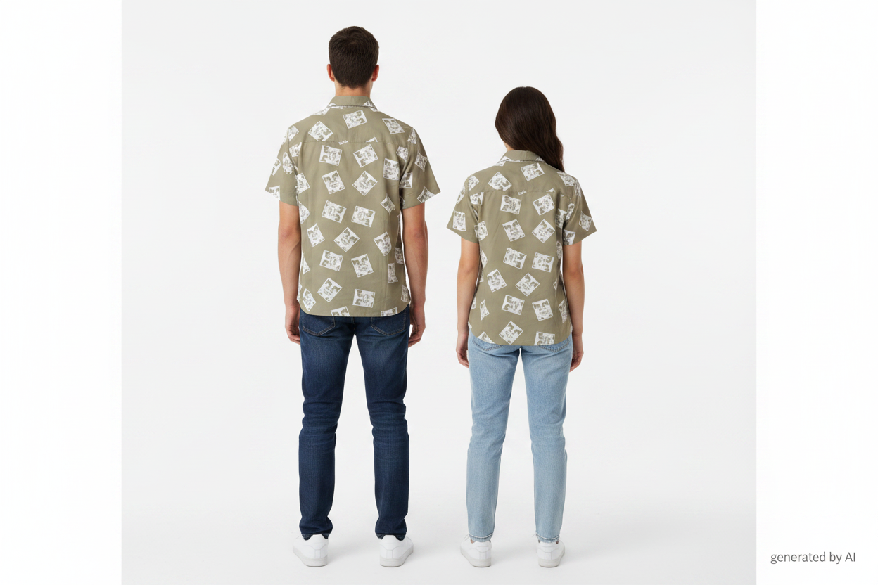 Vue de dos duo mannequin